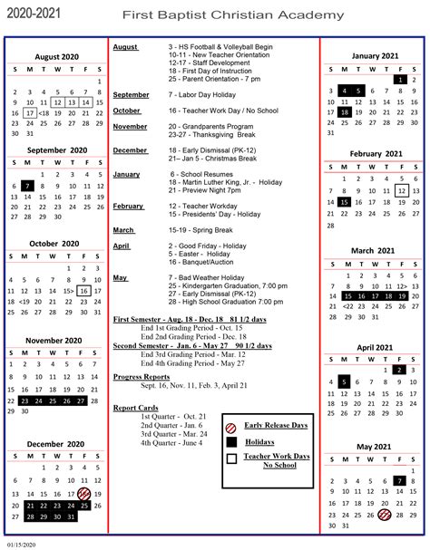 University Of Tampa Academic Calendar